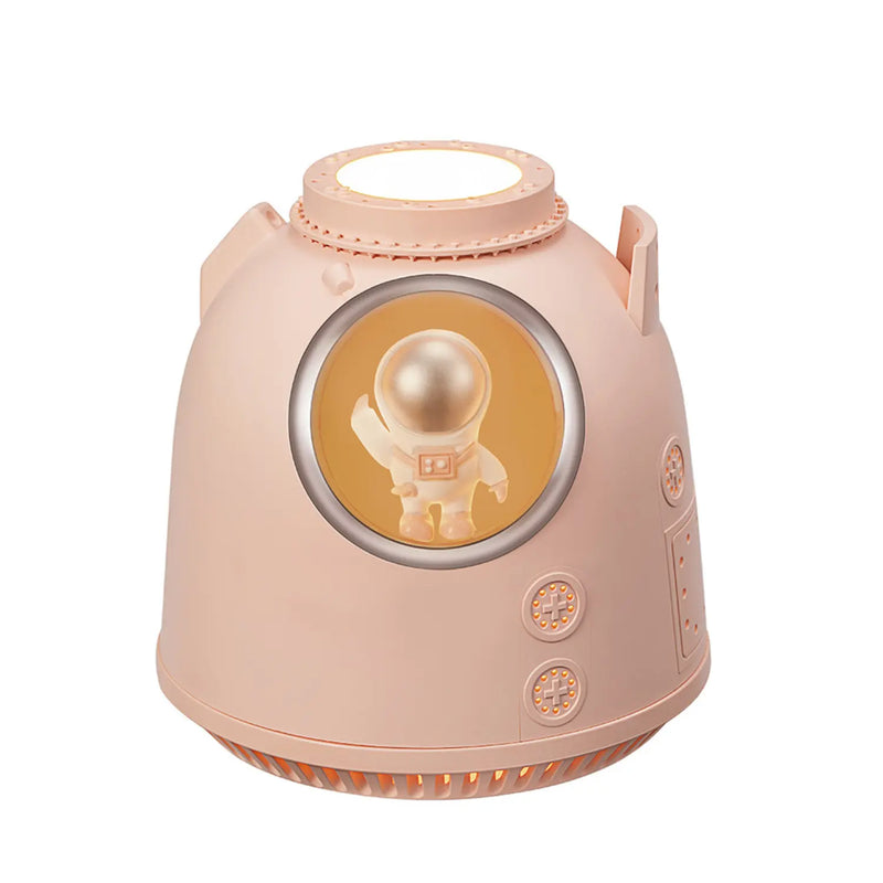 Umidificador de Ar Nave Espacial com Luz Noturna - 260ml USB