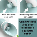 Garrafa de Água Pet Silicone Portátil Anti-Vazamento ROJECO
