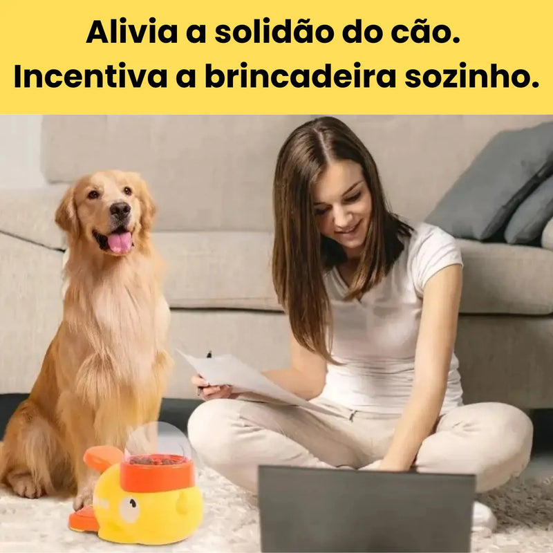 Dispensador Interativo de Ração para Cães Duck - Anti-Ansiedade - Loja-TopSpoT
