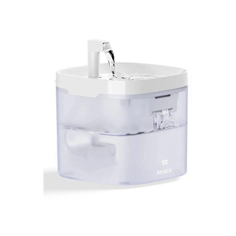 Bebedouro Fonte para Gatos com Dupla Filtração - 1.5L ROJECO