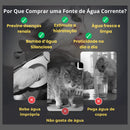 Bebedouro Fonte para Gatos com Dupla Filtração - 1.5L ROJECO
