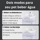 Bebedouro Fonte para Gatos com Dupla Filtração - 1.5L ROJECO