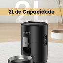 Alimentador PET Automático Smart Wi-Fi App 2L Tigela Inox ROJECO