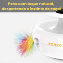 Brinquedo Interativo 2 em 1 - Gatos: Caça Penas e Bola ROJECO