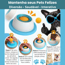 Comedouro de Lamber para Ração Pastosa e Sachê Pet