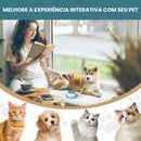 Comedouro de Lamber para Ração Pastosa e Sachê Pet