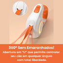 Guia Retrátil 5m para Cães até 35kg com Lanterna LED e RGB